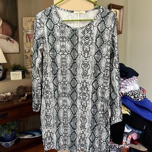 NWT snakeskin print dress